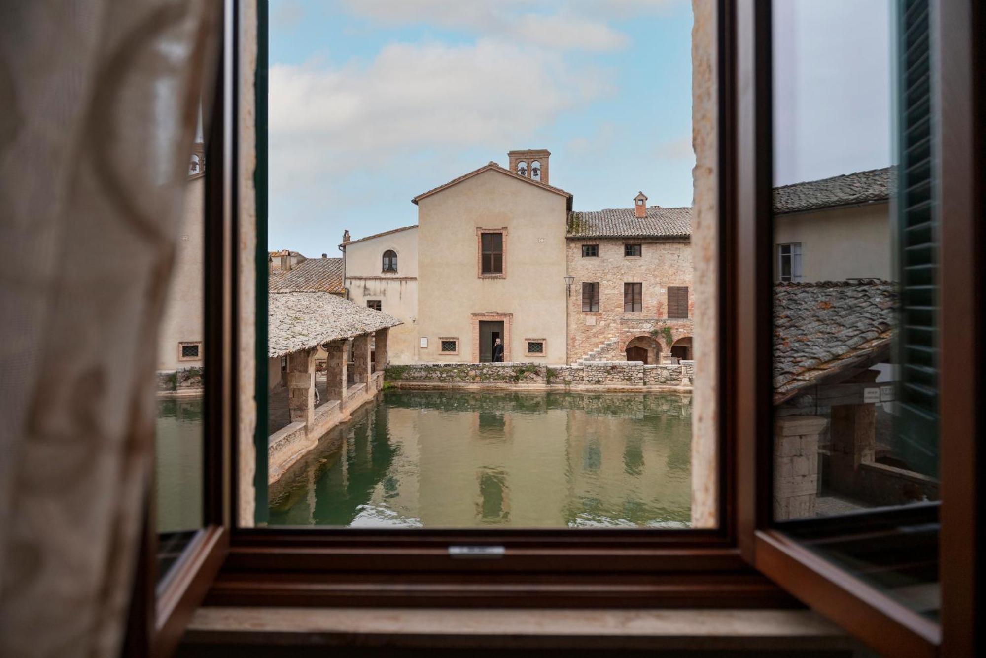 Albergo Le Terme Bagno Vignoni Exteriör bild