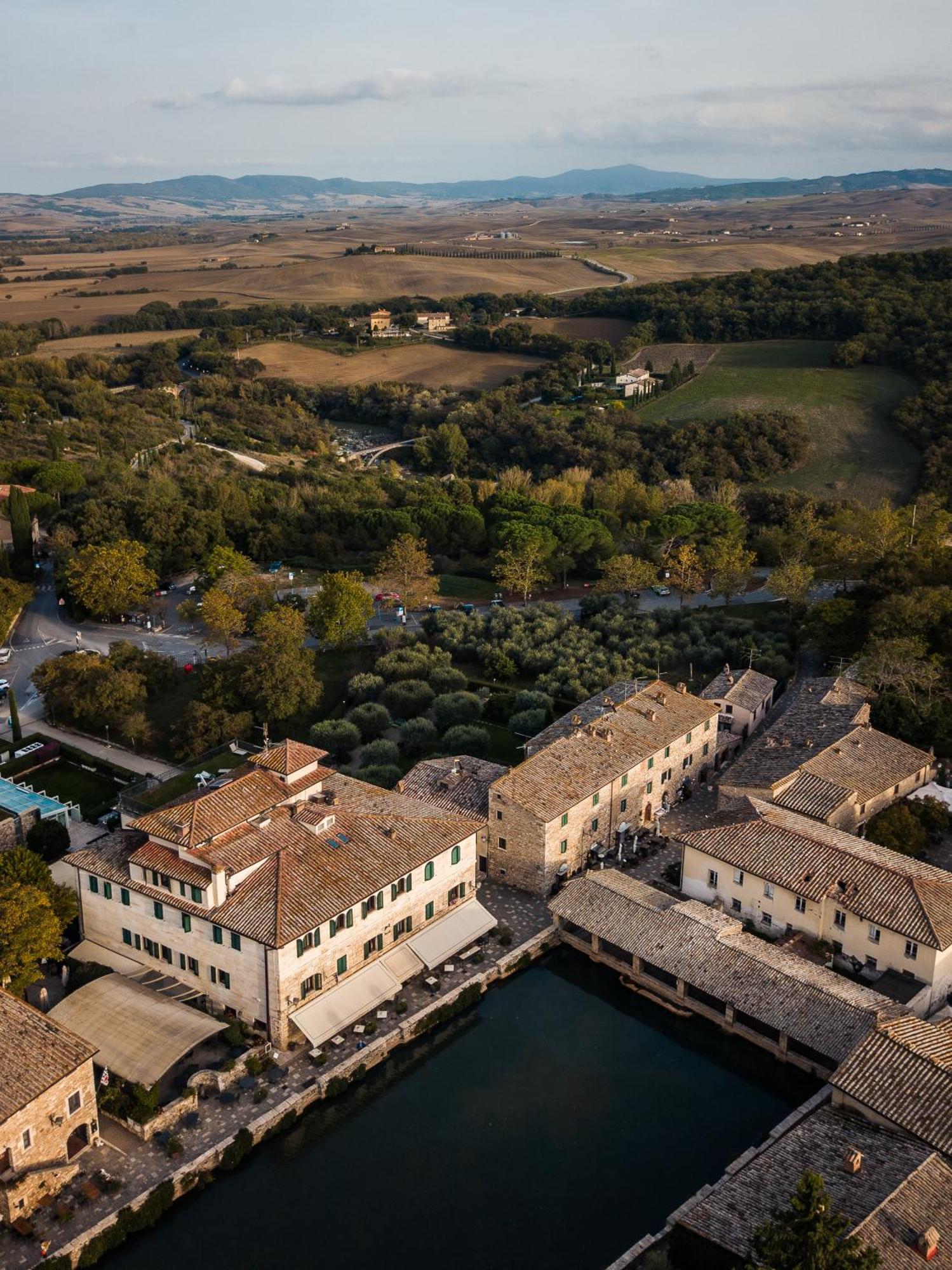 Albergo Le Terme Bagno Vignoni Exteriör bild